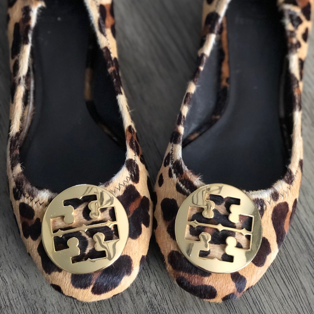 Tory Burch Calf Skin Reva Flat